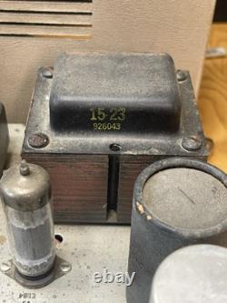 Vintage Lafayette Stereo 236A Tuned Amplifier Parts Only Powers On Burn Smell