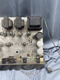 Vintage Lafayette Stereo 236A Tuned Amplifier Parts Only Powers On Burn Smell
