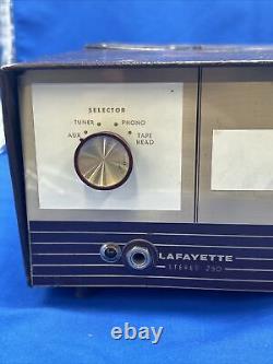 Vintage Lafayette Stereo 250 Tube Integrated Tested Working