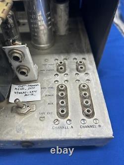 Vintage Lafayette Stereo 250 Tube Integrated Tested Working