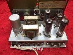 Vintage Monacor Model SA-10 Stereo Vacuum Tube Amplifier Made In Japan Very Nice