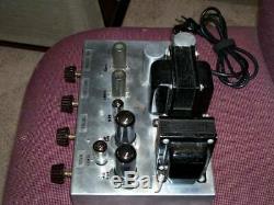 Vintage Pilot Integrated Mono Tube Amplifier Hi-fi, Magnetic Input, Aux, Tuner