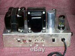 Vintage Pilot Integrated Mono Tube Amplifier Hi-fi, Magnetic Or Guitar Input