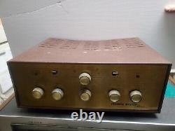 Vintage Rare Channel Master 6600 Tube Integrated Amplifier EL84 6BQ5 Tubes