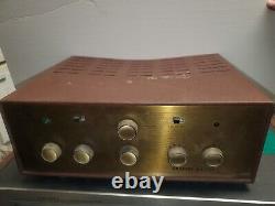 Vintage Rare Channel Master 6600 Tube Integrated Amplifier EL84 6BQ5 Tubes