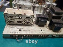 Vintage Rare Channel Master 6600 Tube Integrated Amplifier EL84 6BQ5 Tubes