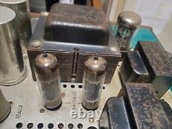 Vintage Rare Channel Master 6600 Tube Integrated Amplifier EL84 6BQ5 Tubes