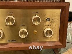 Vintage Rogers HG-88 MKii integrated tube Amplifier Rare