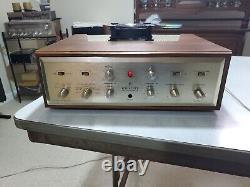 Vintage SCOTT 222C integrated tube amplifier with orig. Wood case, beautiful