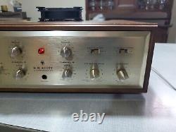 Vintage SCOTT 222C integrated tube amplifier with orig. Wood case, beautiful