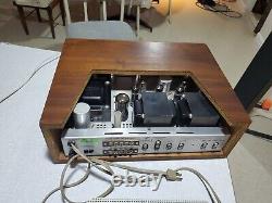 Vintage SCOTT 222C integrated tube amplifier with orig. Wood case, beautiful