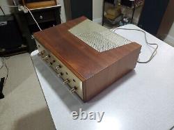 Vintage SCOTT 222C integrated tube amplifier with orig. Wood case, beautiful