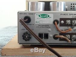 Vintage Scott 299 Stereo Tube Amplifier-VG cosmetics-Restoration ready