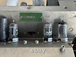 Vintage Sherwood Model S-1000 II Mono Tube Integrated Amplifier UNTESTED