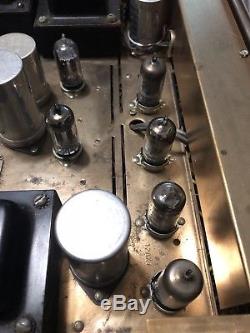 Vintage Sherwood S5000 II 80 Watt Stereo Tube Amplifier working