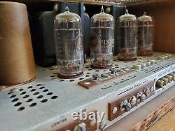 Vintage The Fisher KX-100 Tube Stereo Integrated Amplifier-Fully Restored