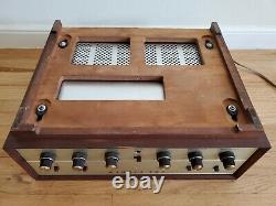 Vintage The Fisher KX-100 Tube Stereo Integrated Amplifier-Fully Restored