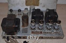 Vintage The Fisher KX-100 Tube Stereo Master Control Amplifier