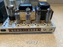 Vintage The Fisher X-101 St Tube Stereo Amplifier Great Condition