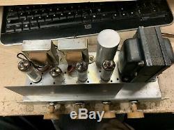 Vintage Vacuum Tube Stereo Amplifier 6bq5 Se