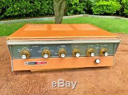 Vintage tube amp Heathkit AA-100 DayStrom stereo integrated amplifier 12AX7 7199