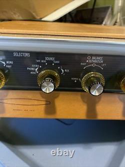 Vintage tube amp Heathkit AA-100 DayStrom stereo integrated amplifier 12AX7 7199