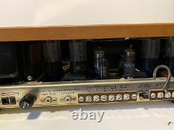 Vintage tube amp Heathkit AA-100 DayStrom stereo integrated amplifier 12AX7 7199