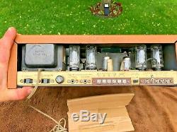 Vintage tube amp Heathkit AA-100 DayStrom stereo integrated amplifier 12AX7 7199