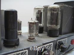 Vintage valve tube amplifier handwired
