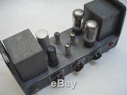 Vintage valve tube amplifier handwired