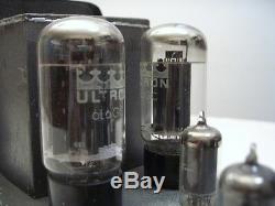 Vintage valve tube amplifier handwired