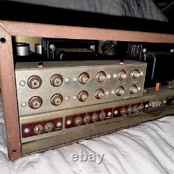 Vtg Channel Master (Sanyo) 6601 amplifier Stereo Integrated Tube Amp WORKS