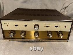 Vtg Channel Master (Sanyo) 6601 amplifier Stereo Integrated Tube Amp WORKS