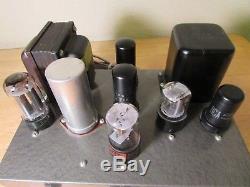 Vtg Heathkit A-7 Mono Integrated Tube Amplifier-working-contacts Cleaned-phono