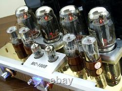 YAQIN MC-100B Gold KT88 Vacuum Tube Hi-Fi Integrated Power Amplifier 110v-240v