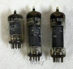 Zenith Amperex 12AX7, Phillips EL84, 5B29 Single Ended Stereo Tube Amplifier Amp
